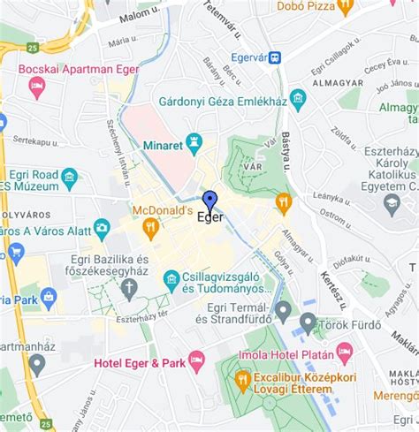 eger google maps